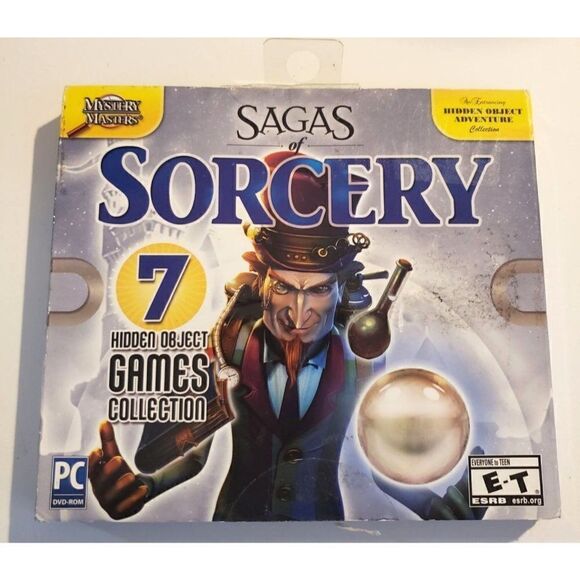 4 for $25 PC Game Sagas of Sorcery Mystery Masters 7 Hidden Object PC DVD ROM - Picture 1 of 2